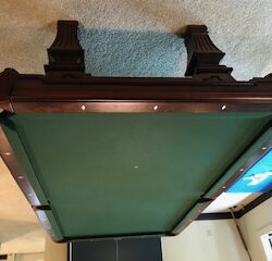 Olhausen Kirkwood 8 ft plus Paraagon table tennis conversion table. Both in very good condition.